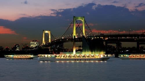 Sumida River: Japanese Traditional Yakatabune Dinner Cruise Day Tours