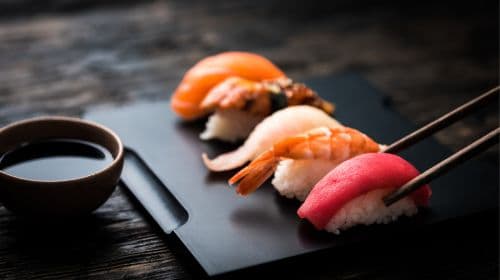 Sushi Gotengo - 10-piece Nigiri Sushi course (13 items total)