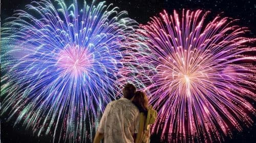 Wycieczka na pokaz sztucznych ogni Atami Sea Fireworks z Tokio