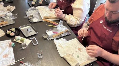 Laboratorio di Nerikiri Wagashi e Cerimonia del Tè a Tokyo
