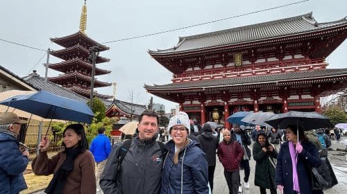 Tokyo : visite privée d'Asakusa, temple Senso-ji et cuisine de rue