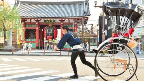 [Rickshaw Ebisu-ya] Tour privato in risciò ad Asakusa, Tokyo
