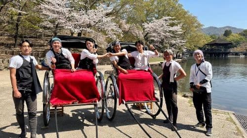 [Rickshaw Ebisu-ya] Nara rickshaw Private car tour
