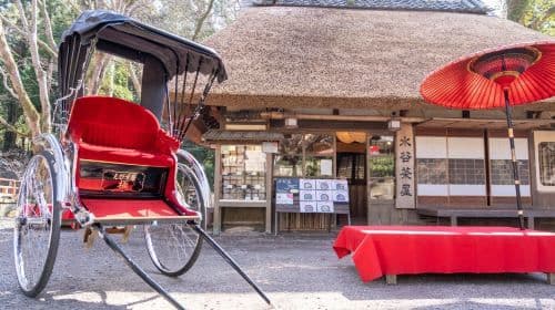 [Rickshaw Ebisu-ya] Nara rickshaw Private car tour
