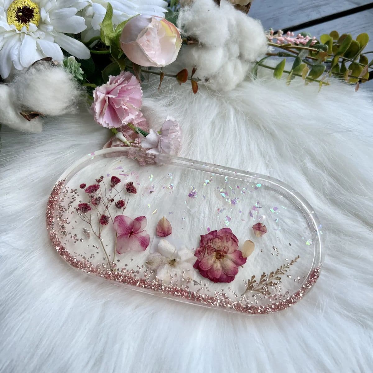 Floral Resin Trinket Trays Workshop