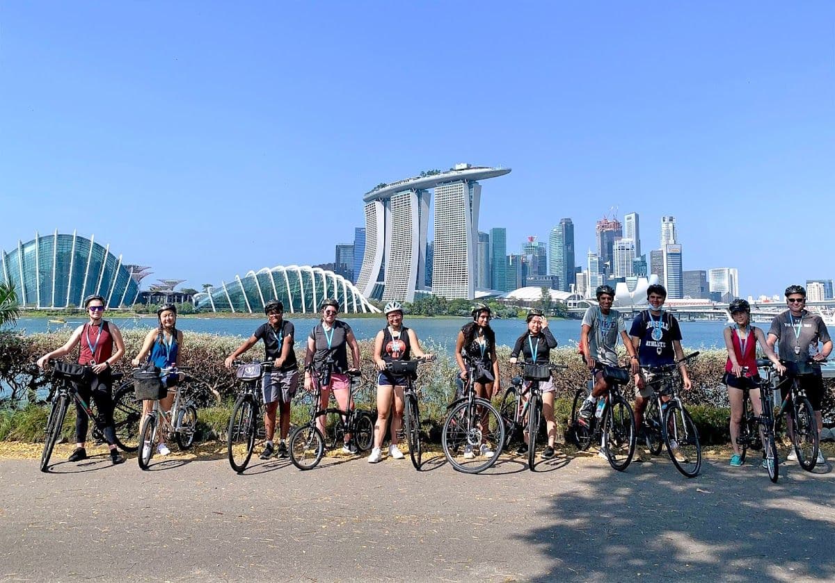 Marina Bay Night Bicycle Tour by Let's Go Tour