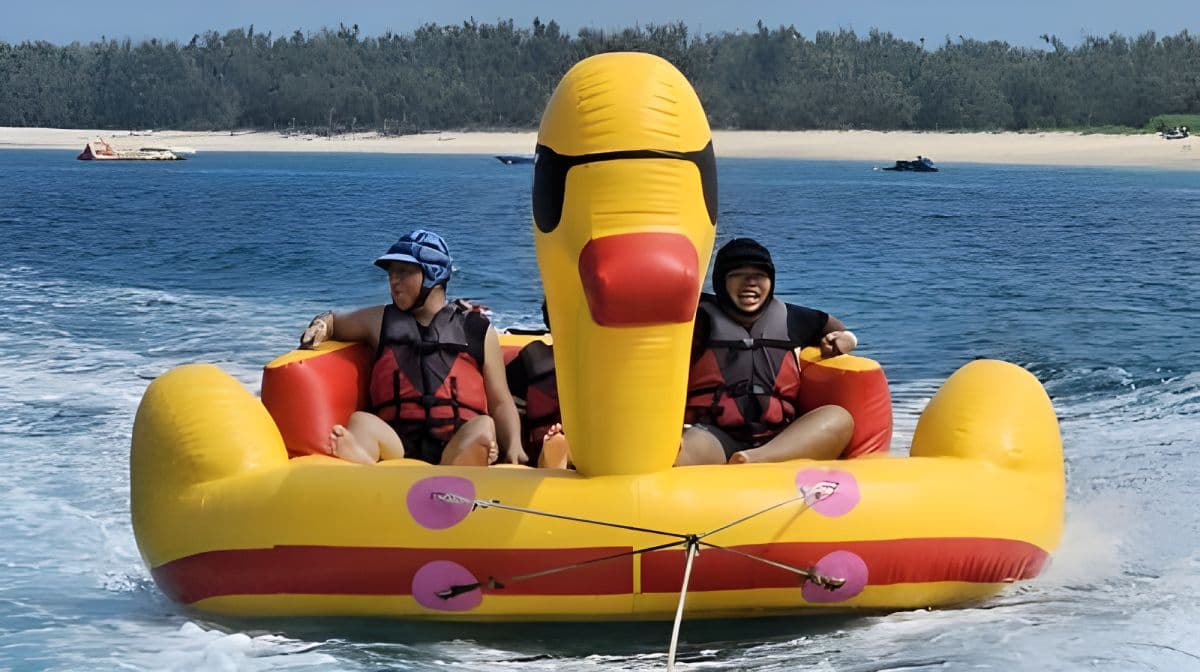 Penghu Jibei Island: 왕복 보트 티켓, 수상 액티비티 & E-Scooter 어드벤처 교통 패스