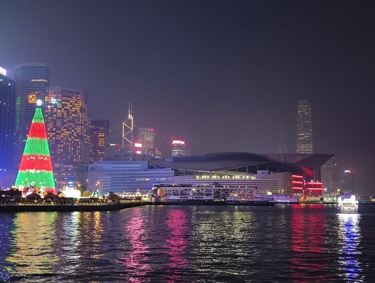 Hong Kong National Day Victoria Harbour Pier Viewing Deck Fireworks Combo Ticket (Star Ferry) + Drinks + Snacks Transport Passes