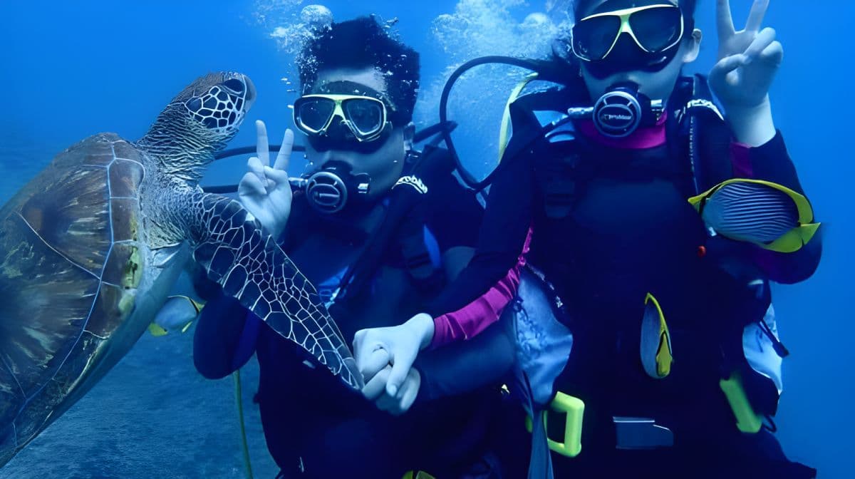 Expérience de plongée à Pingtung Liuqiu Island 2 heures [Offre limitée | Xiaoliuqiu Little Turtle]