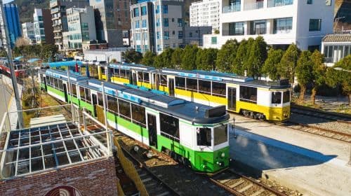 Busan One Day City Tour with Blueline Park Songjeong Beach Train (Haedong Yonggungsa Temple + Songdo Skywalk + Gamcheon Culture Village) Day Tours