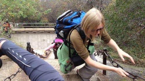 Privater Tagesausflug zum Mount Hua ab Xi'an mit englischsprachigem Fahrer