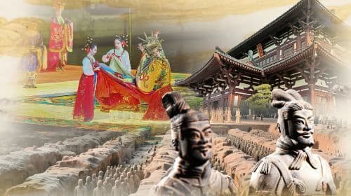 Shaanxi Xi'an Qin Shi Huang Terracotta Warriors + Huaqing Palace + Song of Everlasting Sorrow/Eternal Love shared tour one-day tour  Day Tours