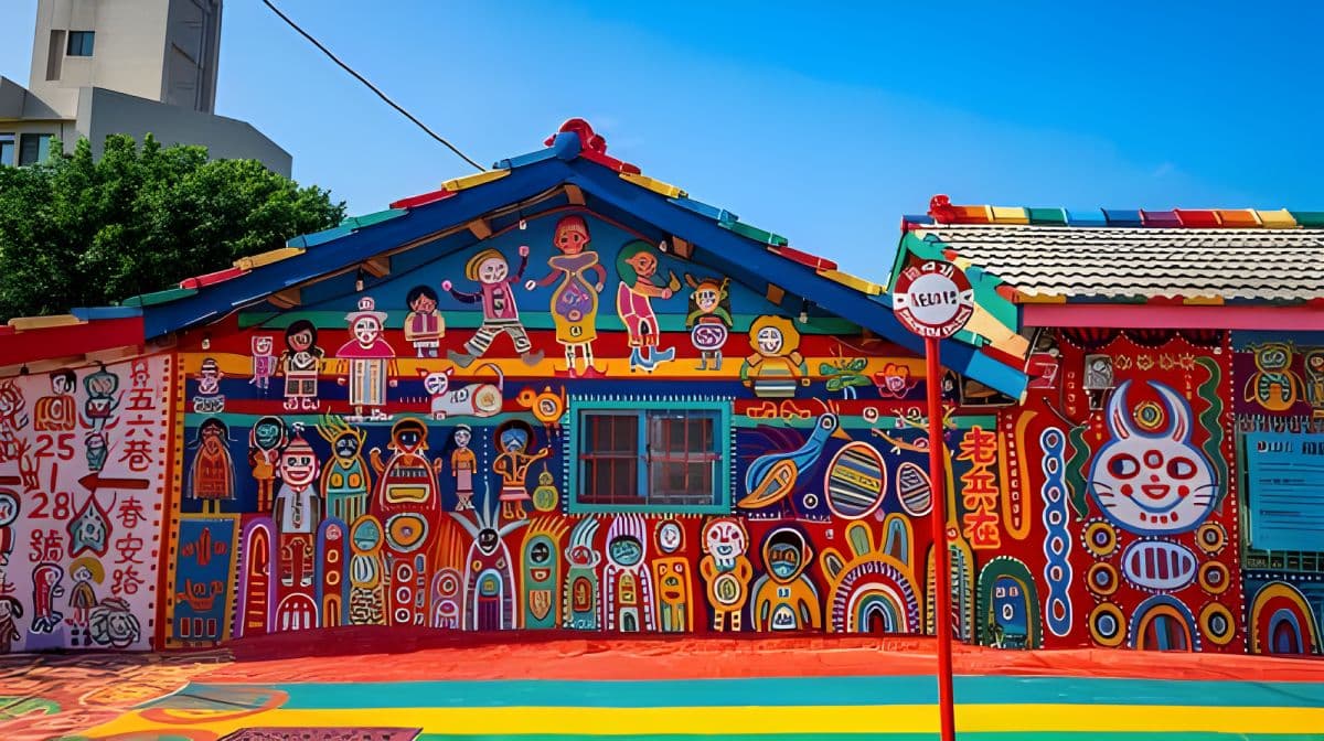Gaomei Wetland & Taichung Opera House & Zhongshe Flower Market & Miyahara Eye Clinic & Rainbow Village one-day tour Day Tours