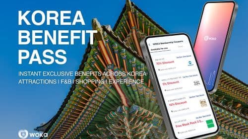WOKA Korea Travel Discount e-Membership | Enjoy Instant Discounts on Dining, Shopping & Attractions | Valid for 60 Days