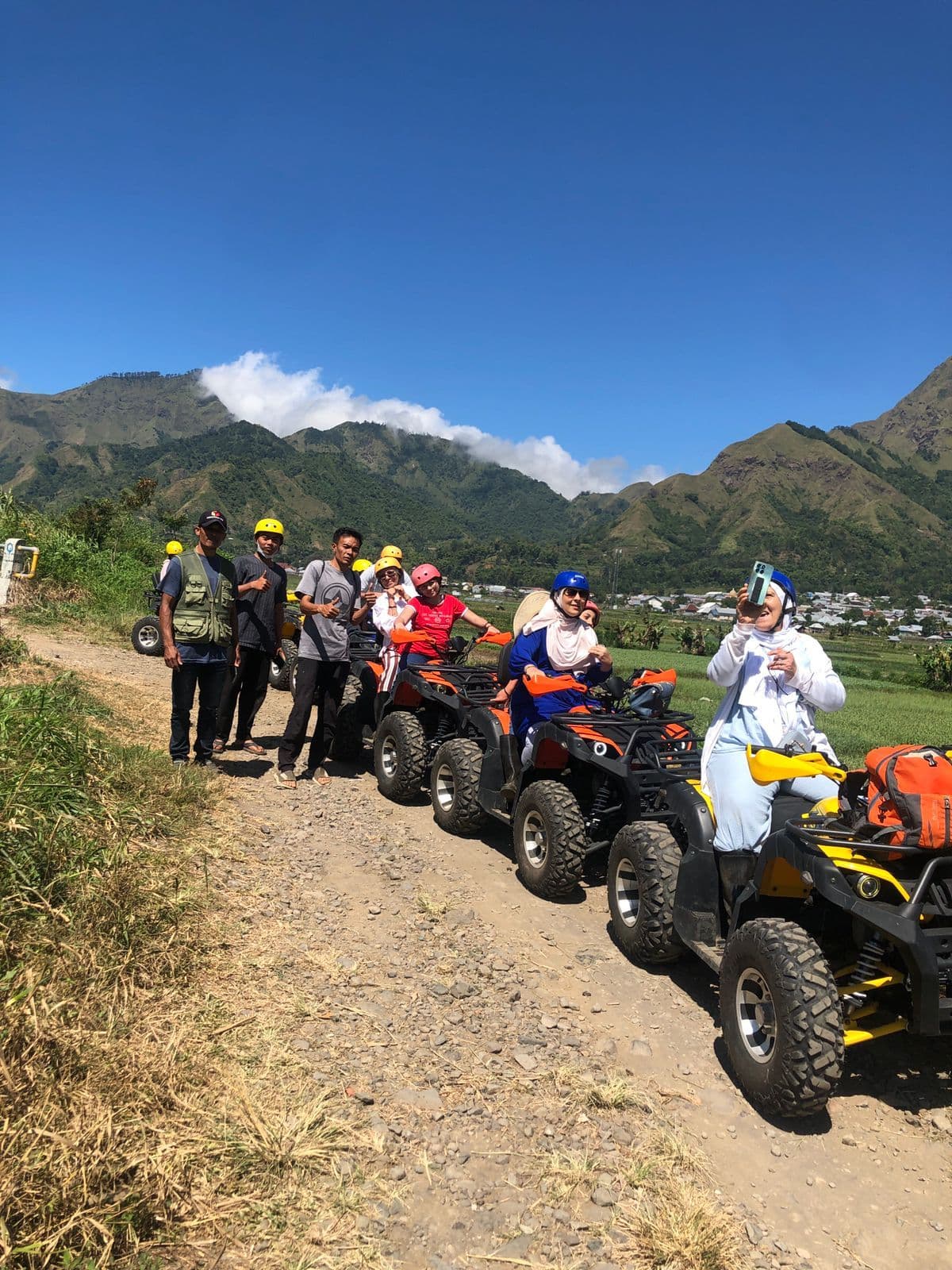 Przejażdżka quadem (ATV) w Sembalun na Lombok