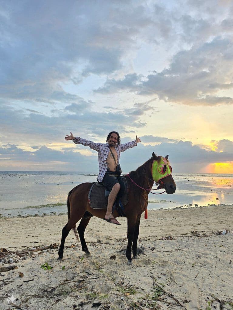 Beach Horseback Riding Experience in Gili Islands Lombok
