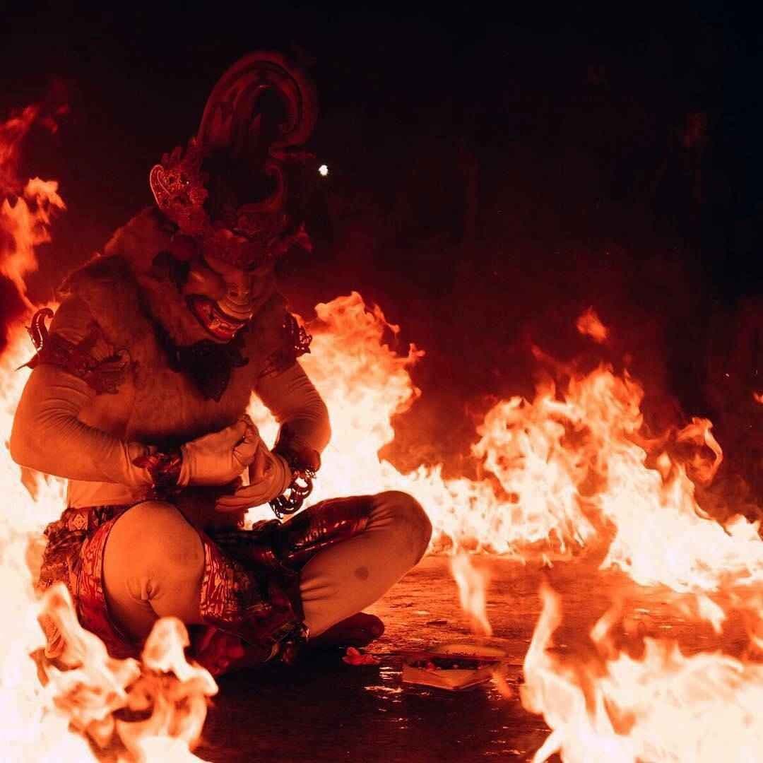 Kecak at Tanah Lot Temple