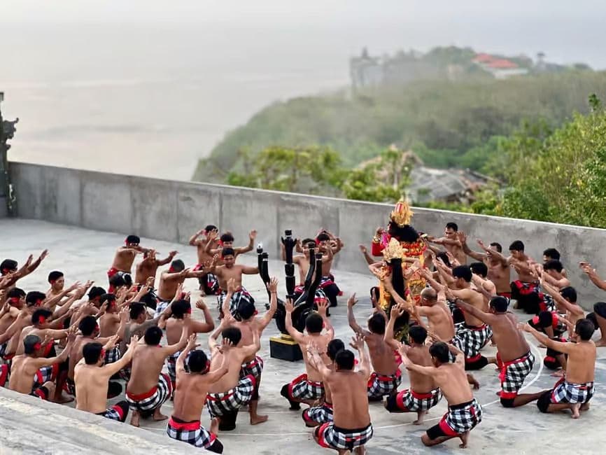 Kecak Fire Dance Karang Boma Cliff  Uluwatu