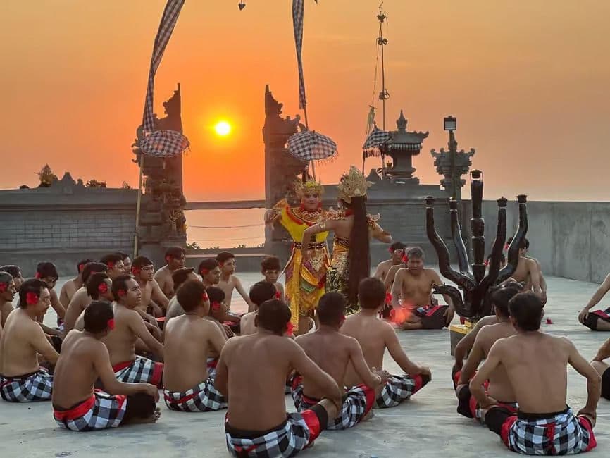 Kecak Fire Dance Karang Boma Cliff  Uluwatu