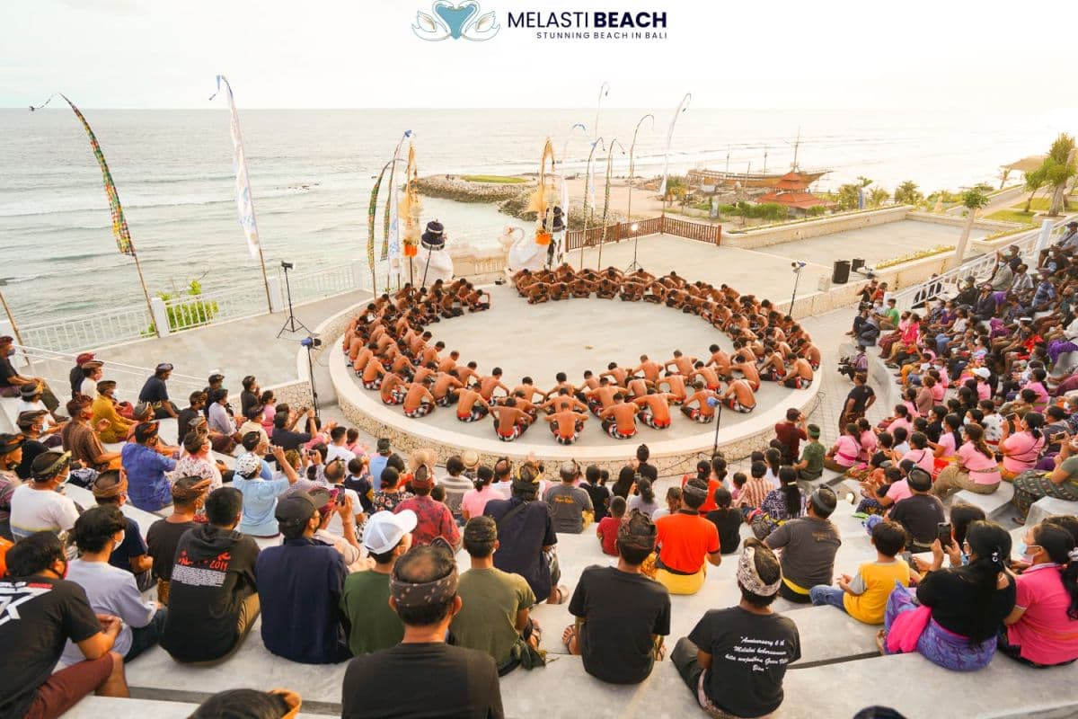 Melasti Beach Kecak Dance Show