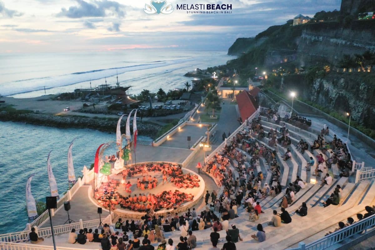 Melasti Beach Kecak Dance Show