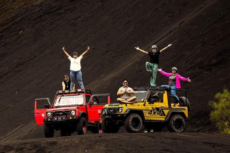 Mount Batur 4X4 Jeep Explore by Your Bali Trekking Tour