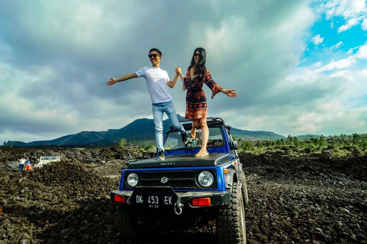 Mt. Batur Sunrise Jeep Experience & Cycling Tour by Bali Volcano Jeep