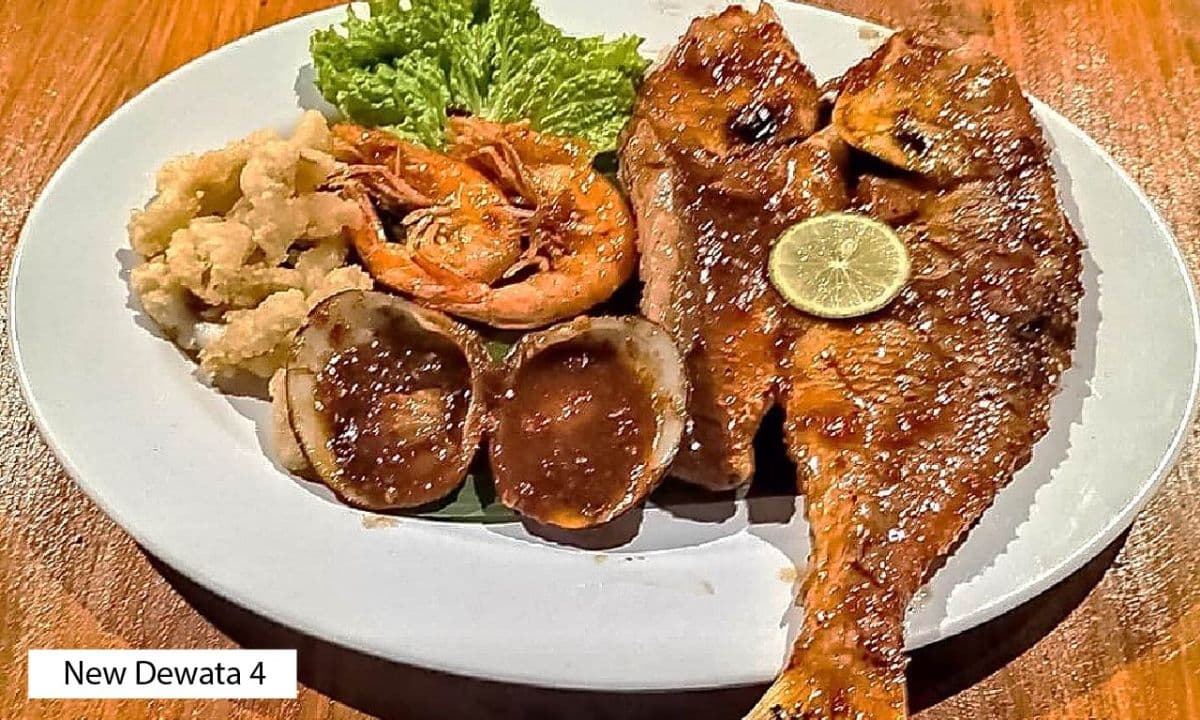 Meeresfrüchte-Dinner in Jimbaran Bali bei New Dewata