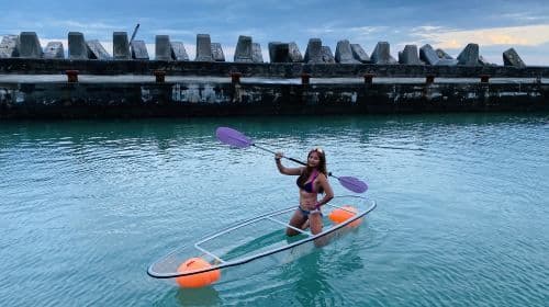 Liuqiu Island Kayaking 1-2.5 hours [Transparent Canoe & Snorkeling | Swimming with Sea Turtles | East Coast Canoe Club-Xiaoliuqiu Base]