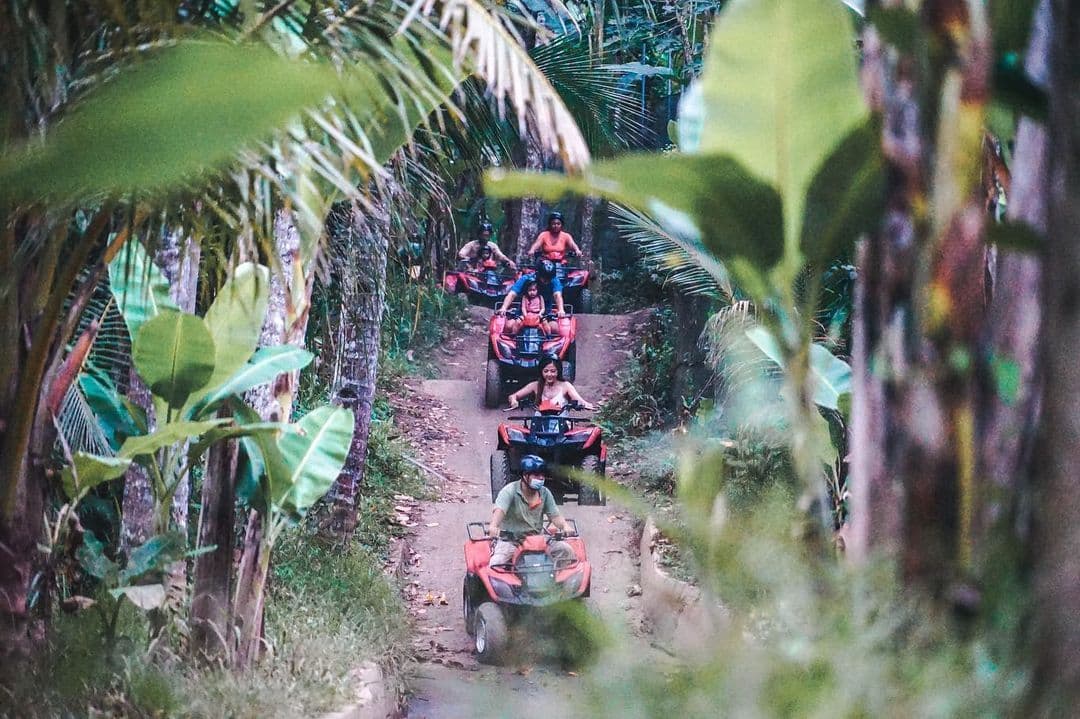 Ubud: Gorilla Cave ATV Quad Bike Bali With Waterfall And Lunch