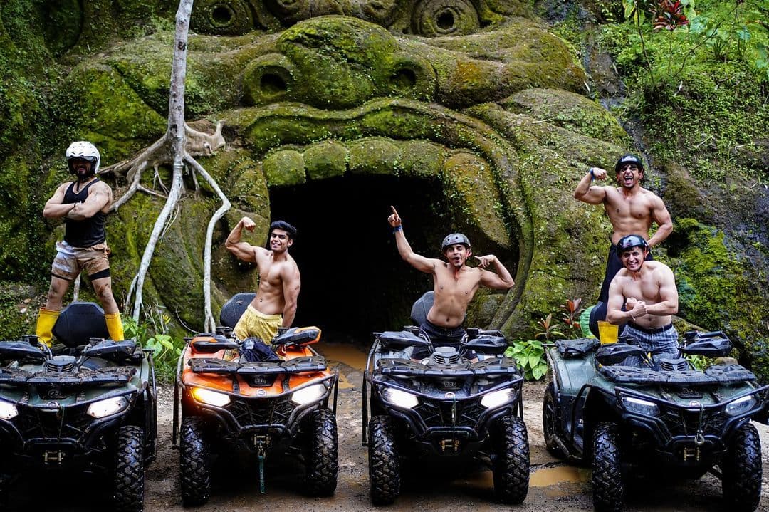 Ubud: Gorilla Cave ATV Quad Bike Bali With Waterfall And Lunch