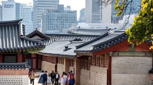 Passeio a pé pelo Palácio Gyeongbokgung