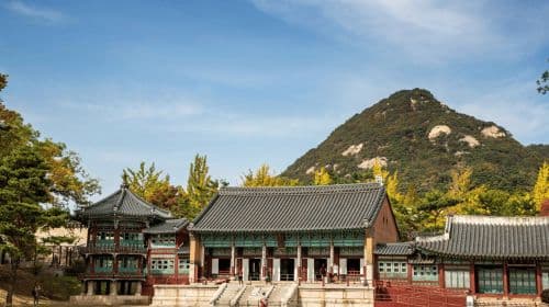Passeio a pé pelo Palácio Gyeongbokgung