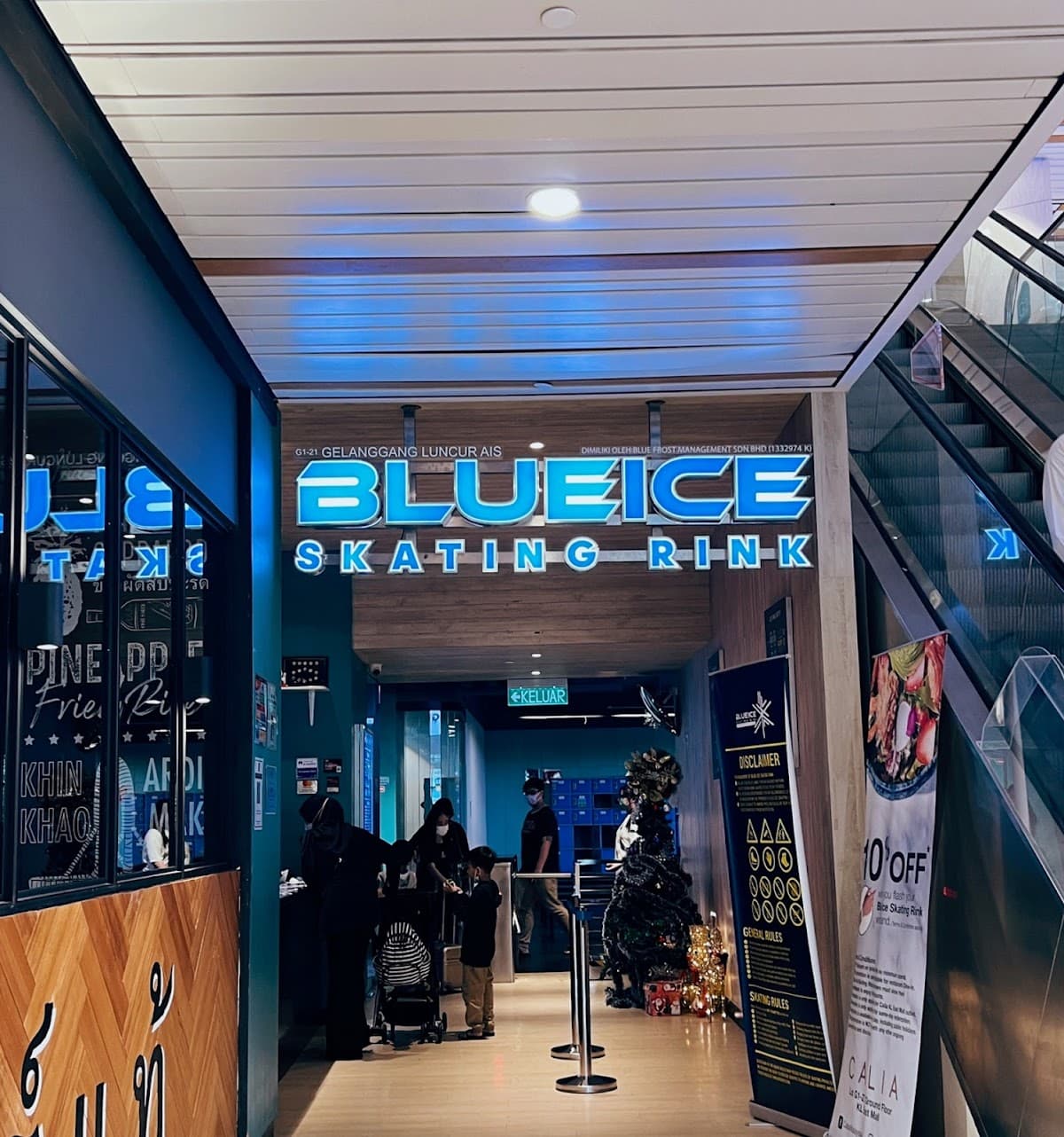 Blue Ice Skating Rink @ KL East Mall