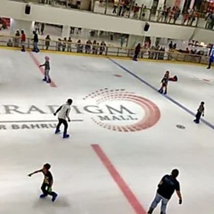 Blue Ice Skating Rink @ Paradigm Mall Johor Bahru