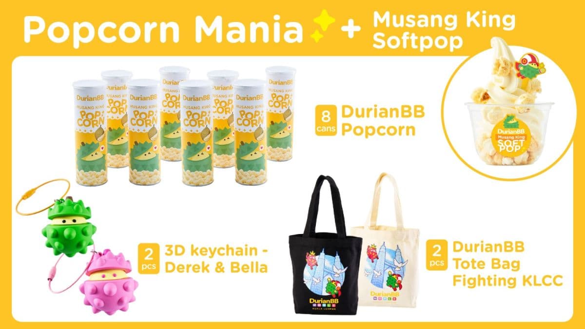 DurianBB Bundle set 1 –  Popcorn Mania Bundle
