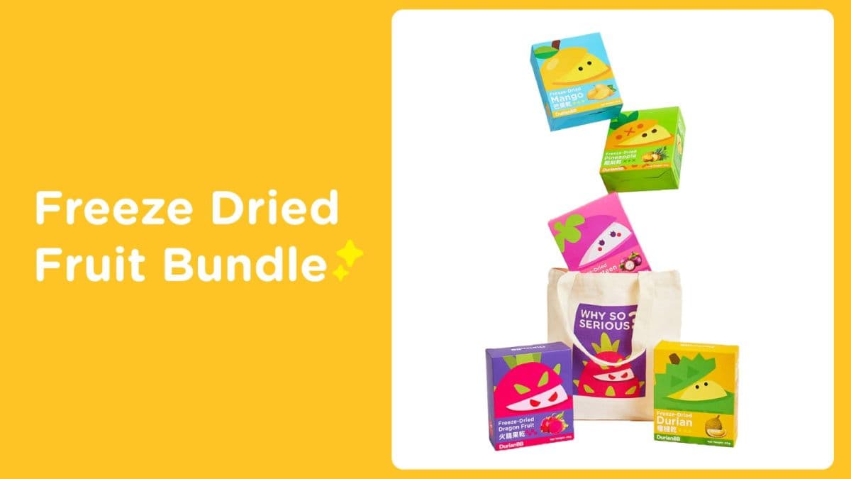 DurianBB Bundle set 3 –  4 of Freeze Dried Fruit Bundle