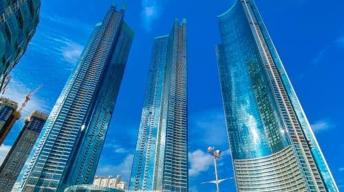 Haeundae X the Sky Observation Deck in Busan, South Korea