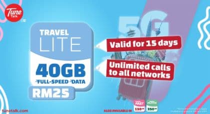 Tune Talk Traveller E-sim (Para não malaios)