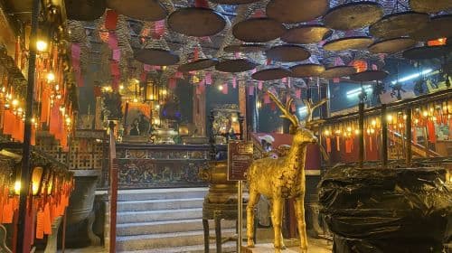 Hong Kong Strolling and Reading Central Pure Play Tagestour Exquisite Kleingruppe Riesenrad Man Mo Temple Open-Top-Bus + Nachmittagstee Tagestouren
