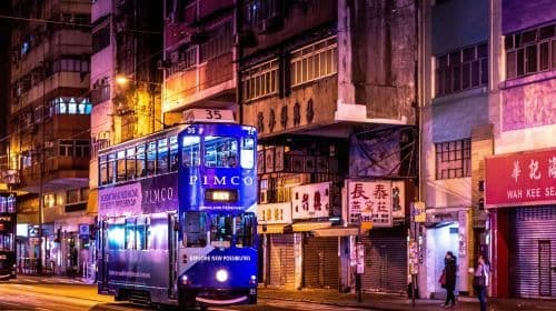 Hong Kong Tai Kwun Ding Ding Car + Peak cable car Night View Half-Day Tour Small Group Day Tours