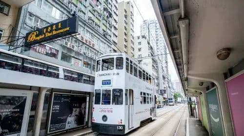 Hong Kong Tramways 1-Hour Tram Oramic Tour(Audio Guide included) + 2-Day Tramways Pass