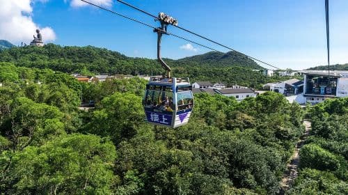 Wycieczka z przewodnikiem po Lantau HK – kolejka linowa, Tai O, Wielki Budda, klasztory