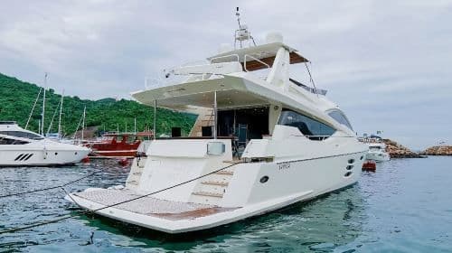 [Hong Kong Yacht Charter] 78ft Imported Luxury Yacht (Recommended for 10~30 People) Birthday/Proposal/Business/Team Building [KTV+White Wine+Champagne] Cruise Victoria Harbour/Lamma Island Transport P