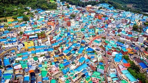 Busan Romantic Tour | Ganchon Fairy Tale Village Art Exploration×Haeundae Blue Line Seaside Adventure Day Tours