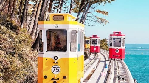 Busan's Best: Dagtocht naar zeetempels, jachttocht & sky capsule