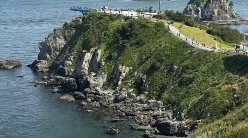 Busan, Korea Południowa: całodniowa wycieczka na nadmorski szlak Oryukdo Island i do parku Haeundae Blueline Park / chińskojęzyczny kierowca-przewodnik