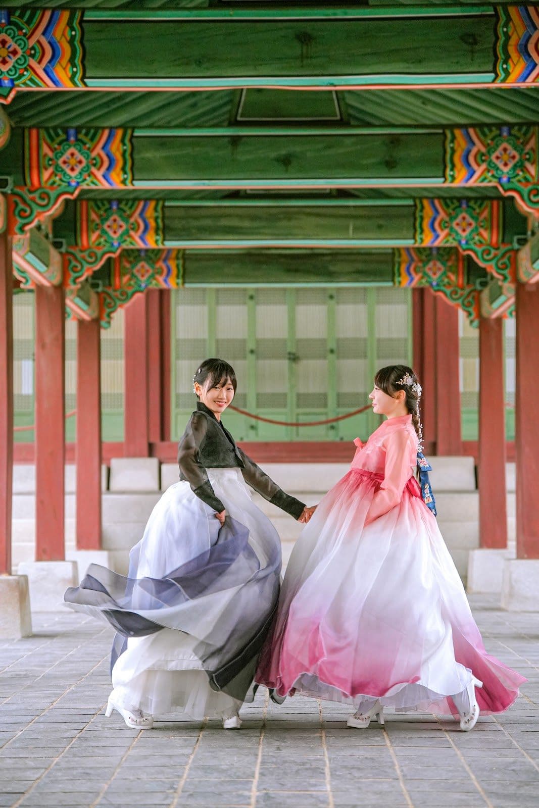 Hanbok Rental Experience with Korean Hairstyling at Hanboknam