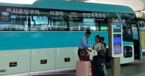 Incheon Airport - Seoul transfer by K-Limousine bus (one-way)