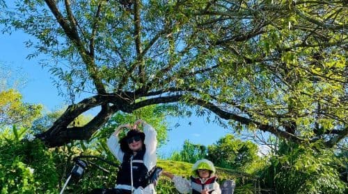 1-hour kayaking at Dongshan River Water Park [Eco Green Boat hydrobiking experience]